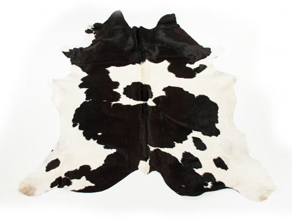 Zentique - Spotted Black / White Area Rug - Cowhide-BW - GreatFurnitureDeal