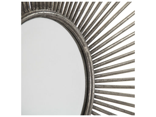 Zentique - Konrad Distressed Silver 40'' Wide Sunburst Wall Mirror - EAT11788 - GreatFurnitureDeal