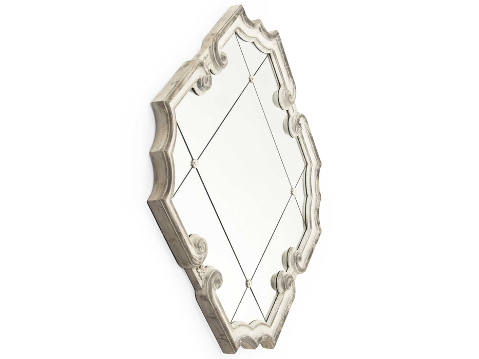 Zentique - Troncon Distressed Ivory 40'' Wide Wall Mirror - EZM142425