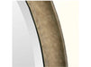 Zentique - Ida Pale Gold 38''W x 15''H Oval Wall Mirror - EZT142130M - GreatFurnitureDeal