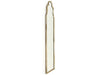 Zentique - Pylone Antique Gold 14''W x 65''H Floor Mirror - EZT142391 - GreatFurnitureDeal