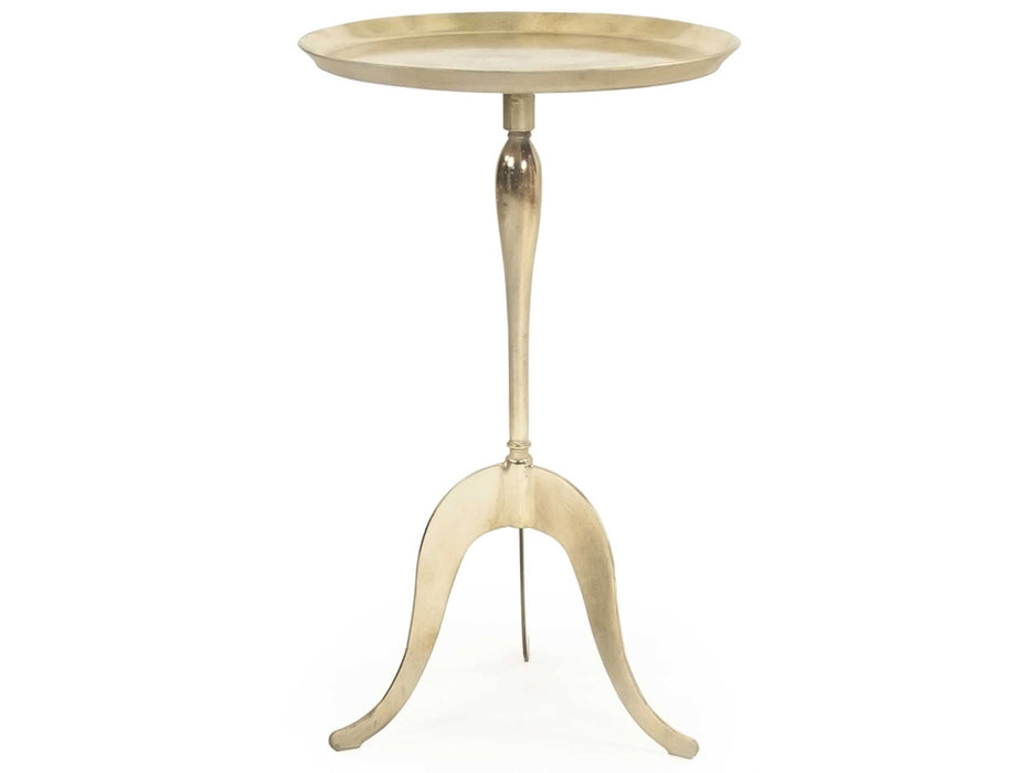 Zentique - Belora Antique Gold 17'' Wide Round Pedestal Table - EZT160578