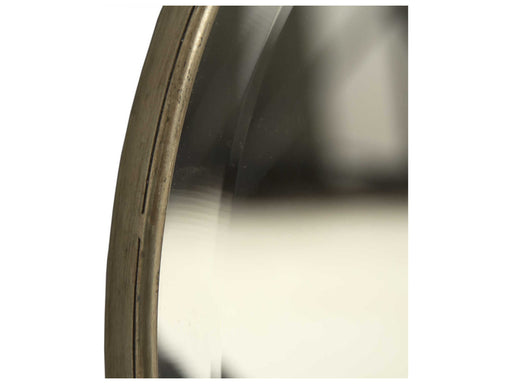 Zentique - Lacia Distressed Light Gold 35'' Wide Round Wall Mirror - EZT160591L - GreatFurnitureDeal