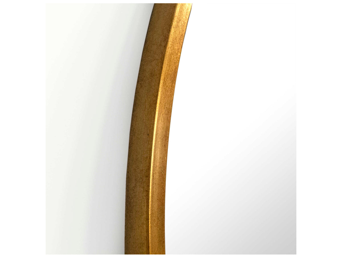 Zentique Gosse Antique Gold 45'' Wide Round Wall Mirror EZT170503A