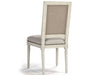 Zentique - Louis Distressed Ivory Side Dining Chair - FC010-4 309 A003/H010 - GreatFurnitureDeal