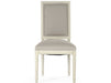 Zentique - Louis Distressed Ivory Side Dining Chair - FC010-4 309 A003/H010 w/o Nail - GreatFurnitureDeal