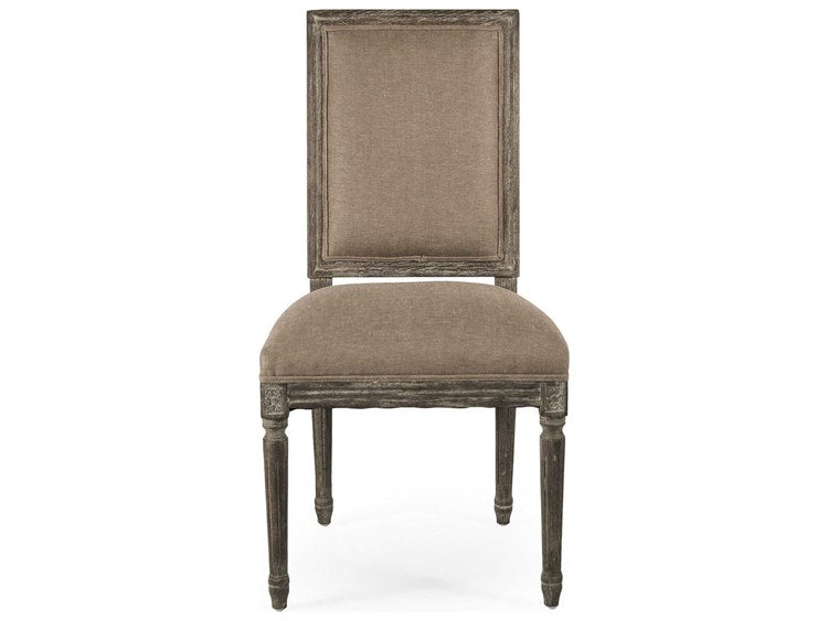 Zentique - Louis Copper Linen Side Dining Chair - FC010-4 E271 A006