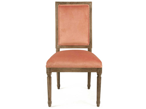 Zentique - Louis Salm / Velvet Side Dining Chair - FC010-4 E272 11501 - GreatFurnitureDeal