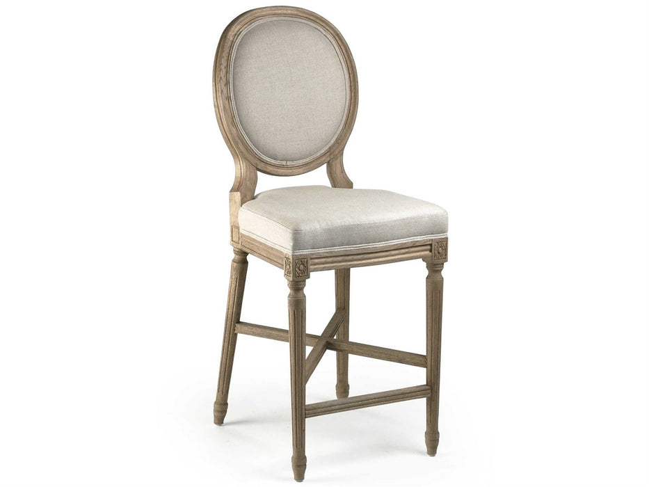 Zentique - Medallion Side Counter Height Stool - FC011-35 Counter E255 A003 - GreatFurnitureDeal