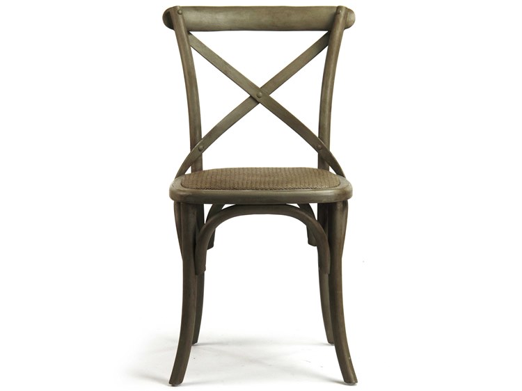 Zentique - Parisienne Raw Umber Oak Side Dining Chair - SET OF 2 - FC035 P204