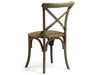 Zentique - Parisienne Raw Umber Oak Side Dining Chair - SET OF 2 -  FC035 P204 - GreatFurnitureDeal