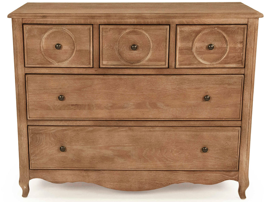 Zentique - Edward Limed Grey Oak Five-Drawer Single Dresser - HT1188 E272 - GreatFurnitureDeal