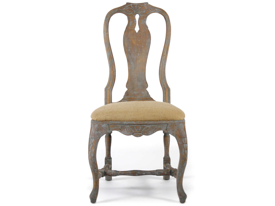 Zentique -  Kate Tan Linen Side Dining Chair -  LI-S9-22-21