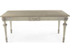 Zentique - Bastian Dry Natural / Distressed Off-White 72'' Wide Rectangular Dining Table - ZENLI-SH11-30-15 - GreatFurnitureDeal