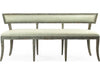 Zentique - Lorand Sage Green Raw Silk Accent Bench - LI-SH14-18-130 SGreen - GreatFurnitureDeal