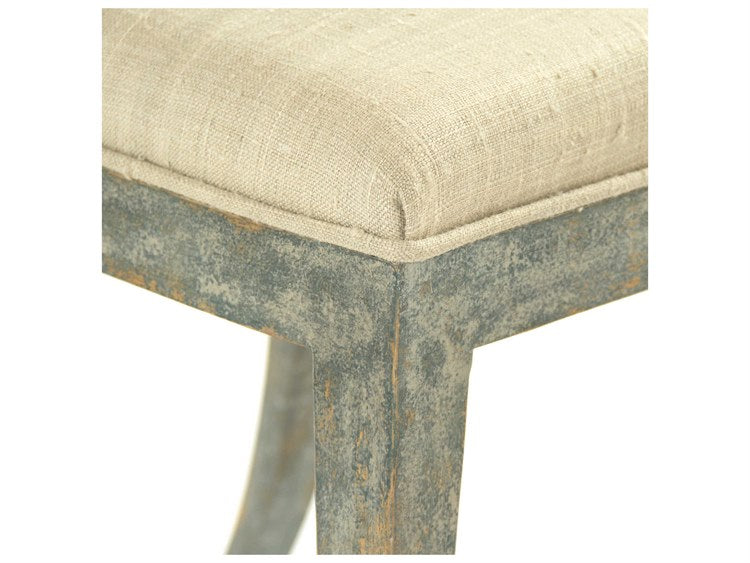 Zentique - Ayer Sage Green Raw Silk Side Dining Chair - LI-SH14-22-91 SGreen - GreatFurnitureDeal