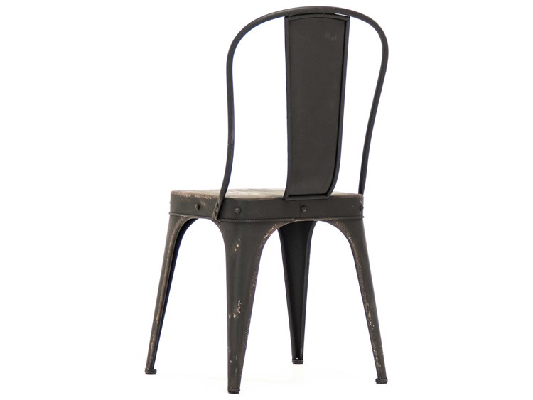 Zentique - Christelle Antique Black Side Dining Chair - SET OF 2 - PC023