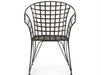 Zentique - Dark Bronze Arm Dining Chair - SET OF 2 - PC067 - GreatFurnitureDeal