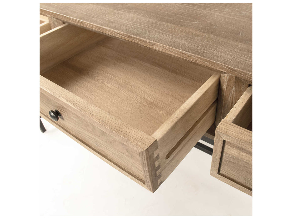 Zentique - Finneas Limed Grey Oak Secretary Desk - ST1468-Writing Desk - GreatFurnitureDeal