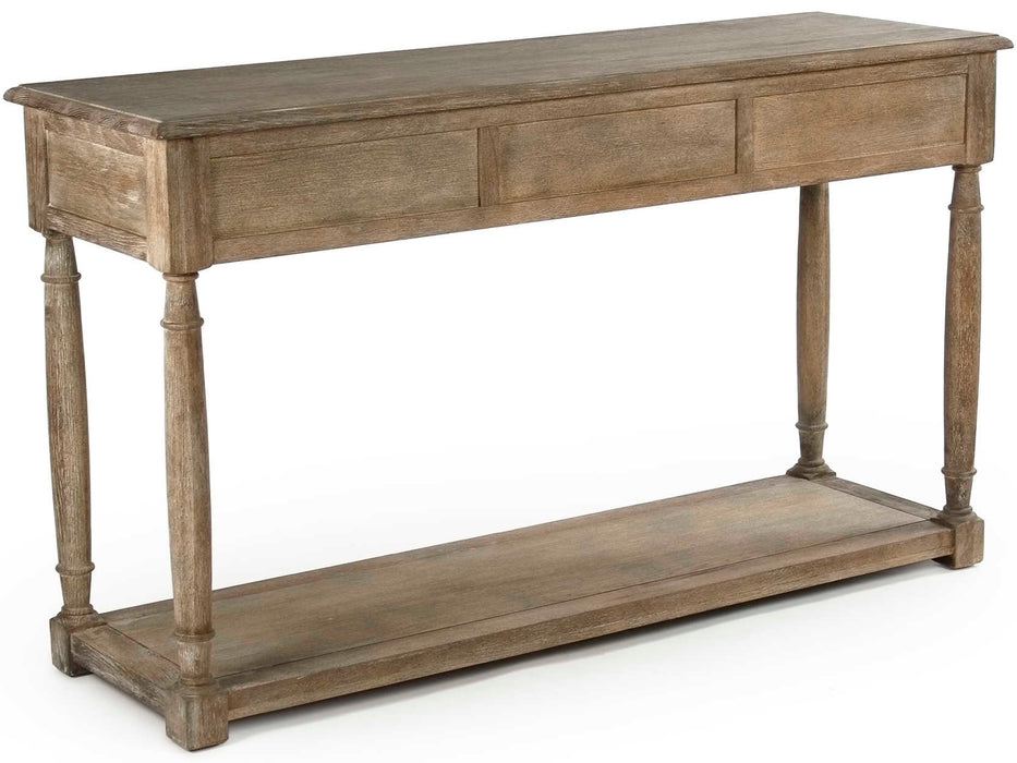 Zentique - Bruno Limed Grey 56'' Wide Rectangular Console Table - T069 E272 - GreatFurnitureDeal