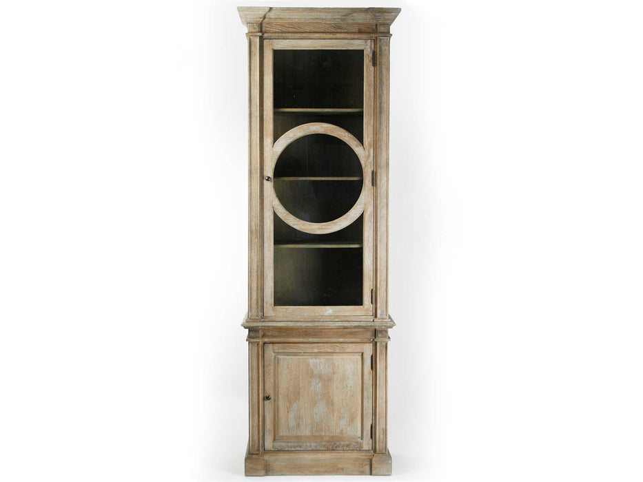 Zentique - Penelope Limed Grey China Cabinet - T083 E272