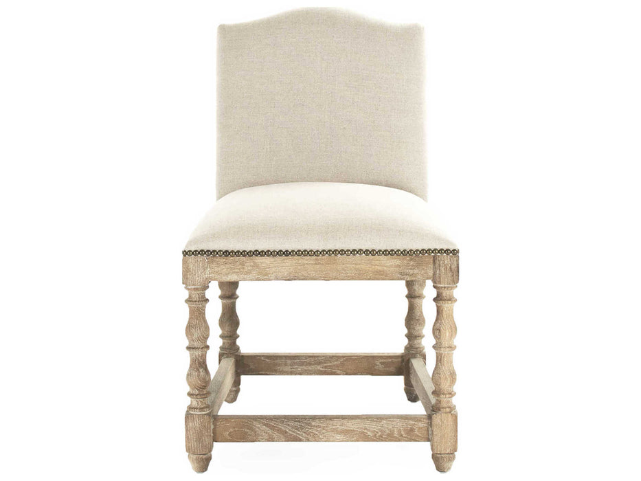 Zentique - Aria Natural Linen Side Dining Chair - ZEN101 E272 A003 - GreatFurnitureDeal