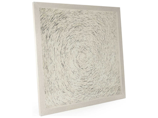Zentique - Spiral Abstract Paper Shadow Box - ZEN35280A - GreatFurnitureDeal