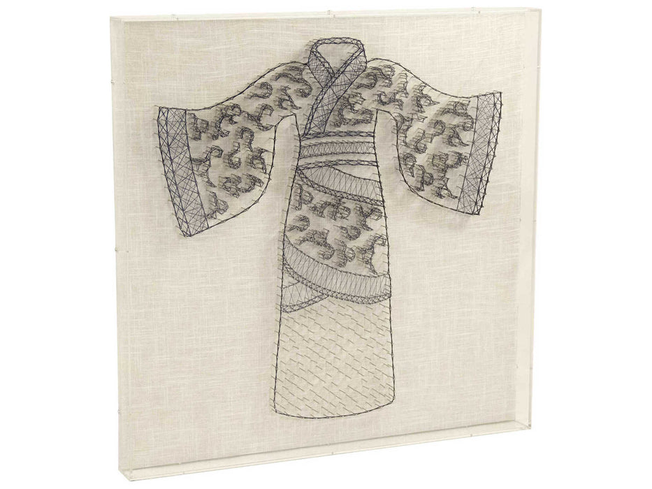 Zentique - Kimono String Shadow Box - ZEN38998 - GreatFurnitureDeal
