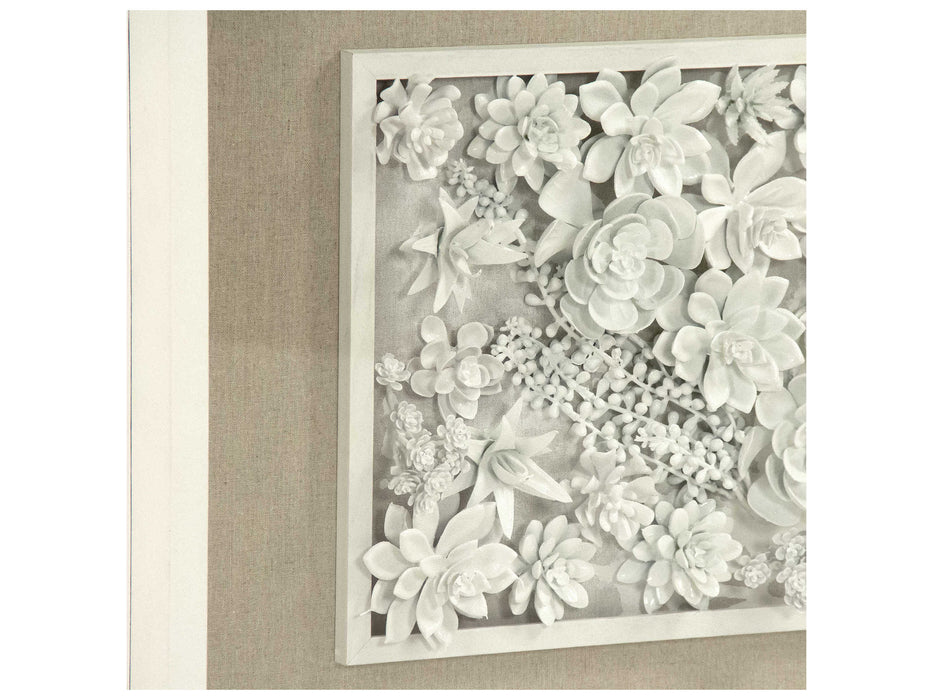 Zentique - Abstract Ceramic Botanical Shadow Box - ZEN39975B