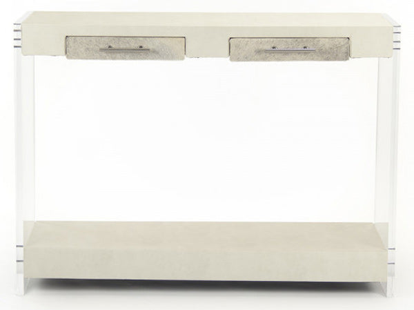 Zentique - Parker Arctic White 47'' Wide Rectangular Console Table - ZF035