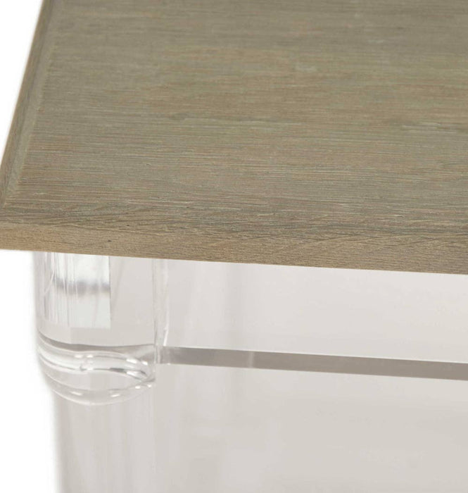 Zentique - Corbin Clear 55'' Wide Rectangular Coffee Table - ZMA033