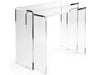 Zentique - Cleon Clear 36'' Wide Rectangular Console Table - ZF024 - GreatFurnitureDeal