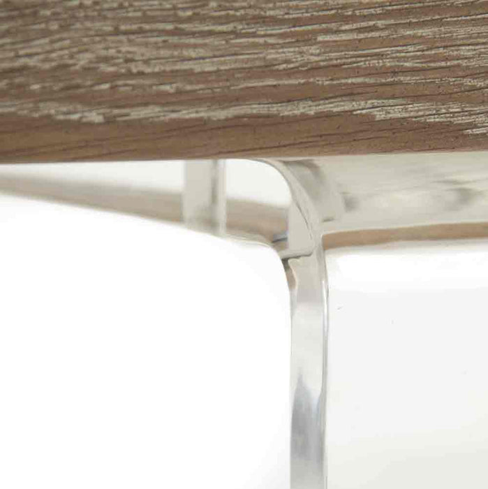Zentique - Limed Grey Oak 71'' Wide Rectangular Coffee Table - ZMA001 E272 - GreatFurnitureDeal