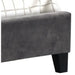 GFD Home - Galaxy Home Allen Tufted Velvet King Upholstered Bed in Gray - GreatFurnitureDeal