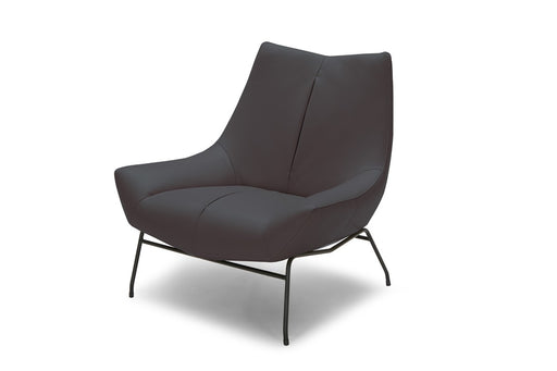 VIG Furniture - Divani Casa Colt Modern Grey Eco-Leather Accent Chair - VGKKA1018-GRY - GreatFurnitureDeal