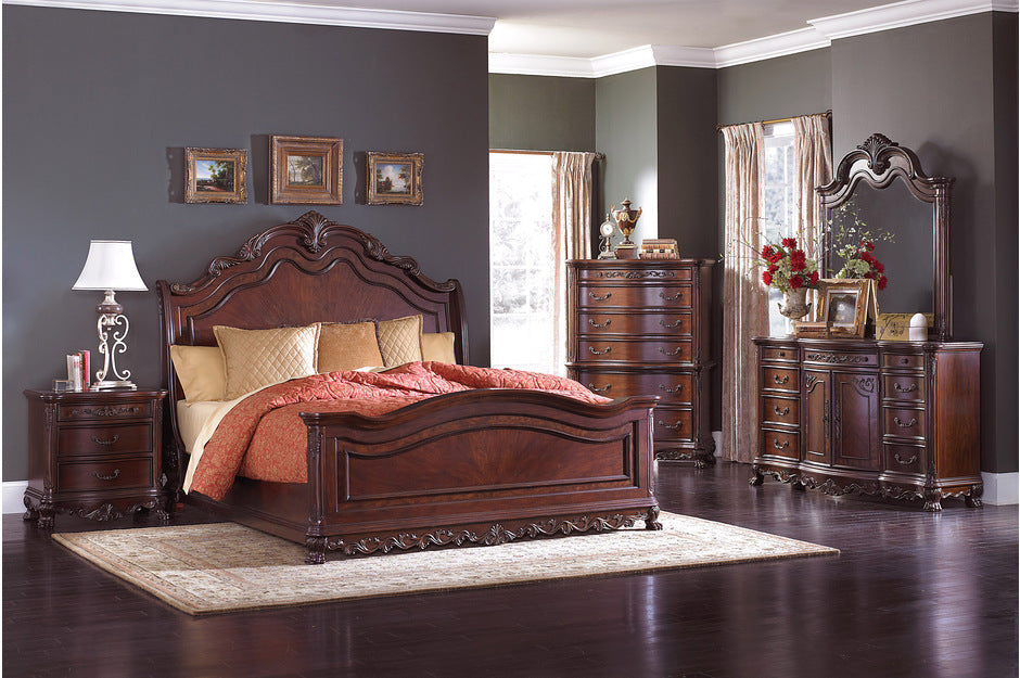 Homelegance - Deryn Park Queen Sleigh Bed - 2243SL-1 - GreatFurnitureDeal