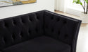 GFD Home - L8085B Two-seat + three-seat modular sofa black - GreatFurnitureDeal