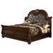 GFD Home - Roma 4 Pc King Bed Dark Walnut - GreatFurnitureDeal