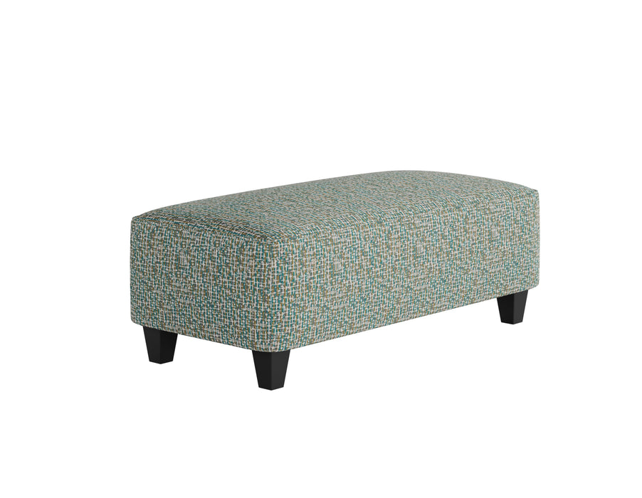 Southern Home Furnishings - Max Pepper Cocktail Ottoman in Multi - 100 Galaxy Pool