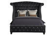 GFD Home - Sophia King Bed Black - GreatFurnitureDeal