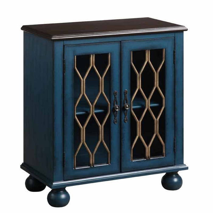 Acme Furniture - Lassie Accent Table in Antique Blue - AC00195 - GreatFurnitureDeal