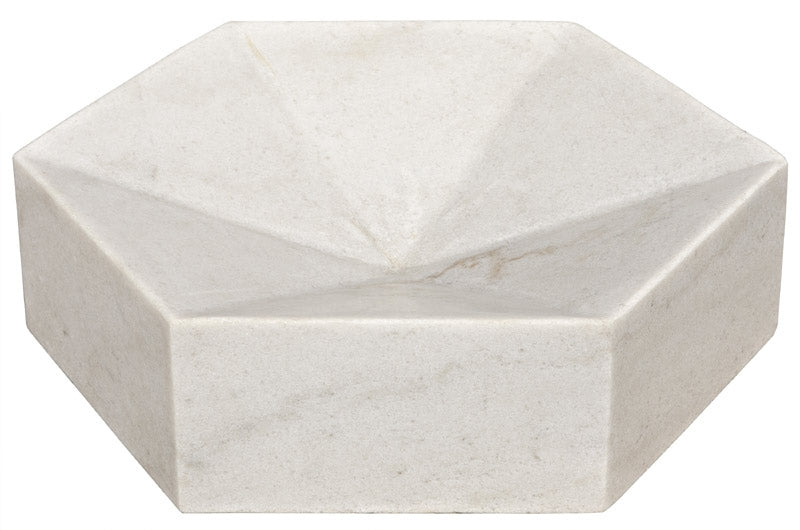 NOIR Furniture - Conda Tray, White Stone - AC148 - GreatFurnitureDeal