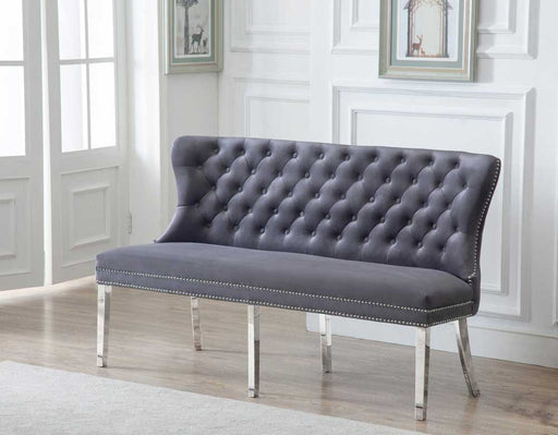 Mariano Furniture - AC210 Bench in Dark Gray - BQ-AC210 - GreatFurnitureDeal