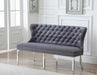 Mariano Furniture - AC210 Bench in Dark Gray - BQ-AC210 - GreatFurnitureDeal