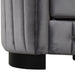 GFD Home - 64" Velvet Upholstered Loveseat Sofa,Modern Loveseat Sofa with Thick Removable Seat Cushion,2-Person Loveseat Sofa Couch for Living Room,Bedroom,or Small Space,Gray - GreatFurnitureDeal