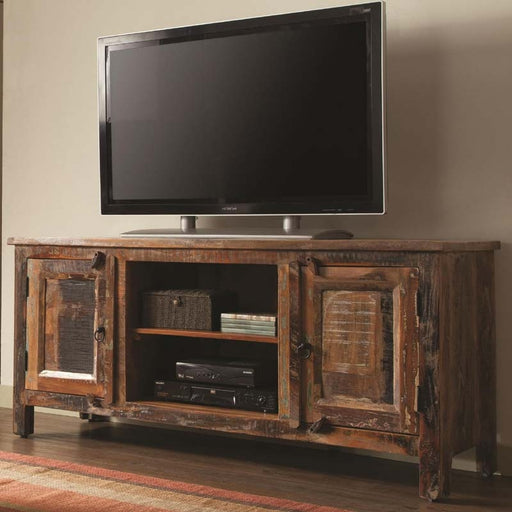 Coaster Furniture - 700303 Reclaimed Wood TV Stand - 700303 - GreatFurnitureDeal