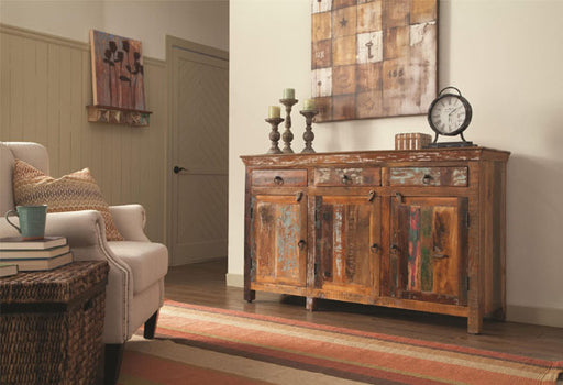 Coaster Furniture - 950367 Rustic Door Accent Cabinet - 950367