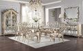 Acme Furniture - Esteban 9 Piece Dining Room Set in Antique Champagne - 62200-9SET - GreatFurnitureDeal