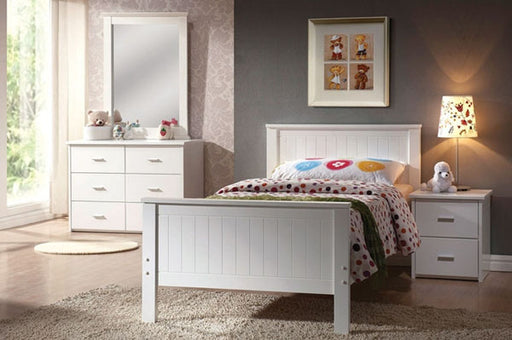 Acme Furniture - Bungalow White Finished Youth 5 Piece Twin Bedroom Set - 30025T-5Set - GreatFurnitureDeal