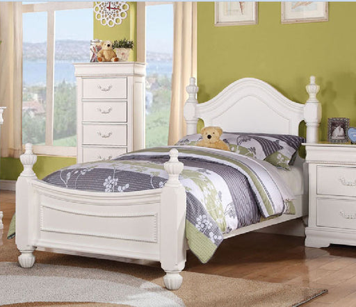 Acme Furniture - Classique  White Finished Youth Full Bed - 30120F - GreatFurnitureDeal